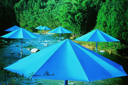 Umbrellas Blau Nr. 16, 1991